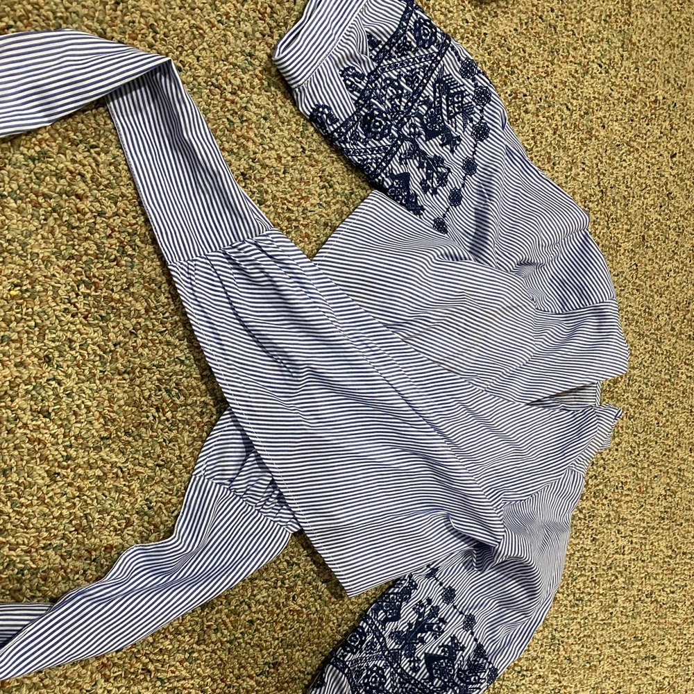 CROPPED TIE WRAP TOP